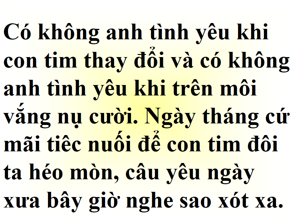 Tình Yêu Không Có Anh - Sơn Ca