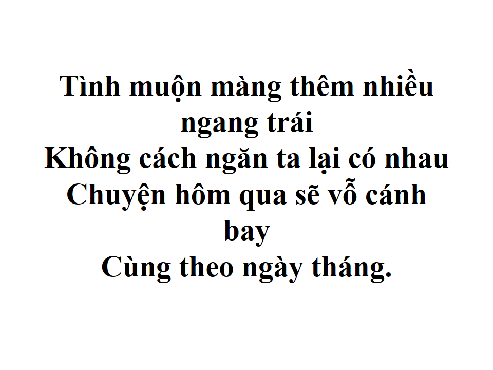 Tình Yêu Không Muộn Màng