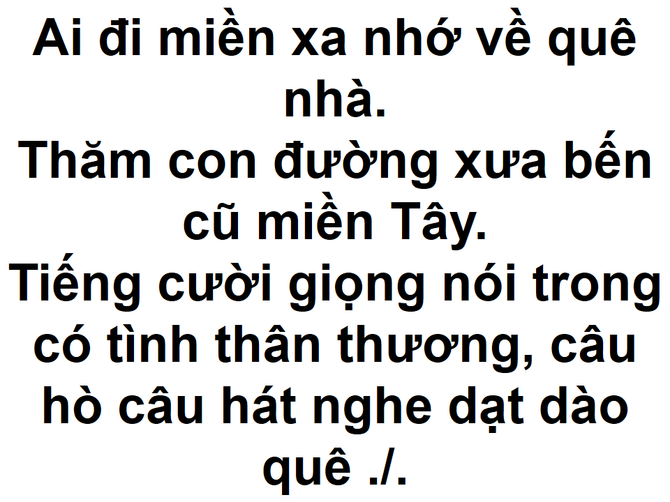 Về Miền Tây