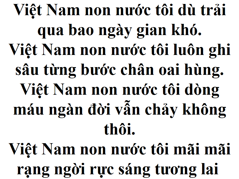 Việt Nam Non Nước Tôi