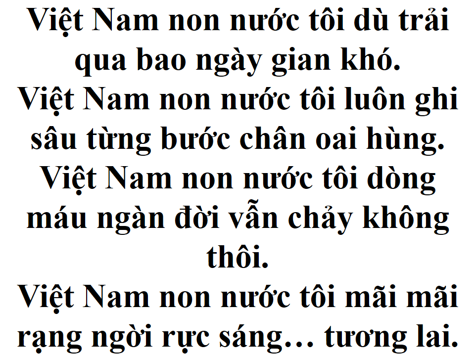 Việt Nam Non Nước Tôi