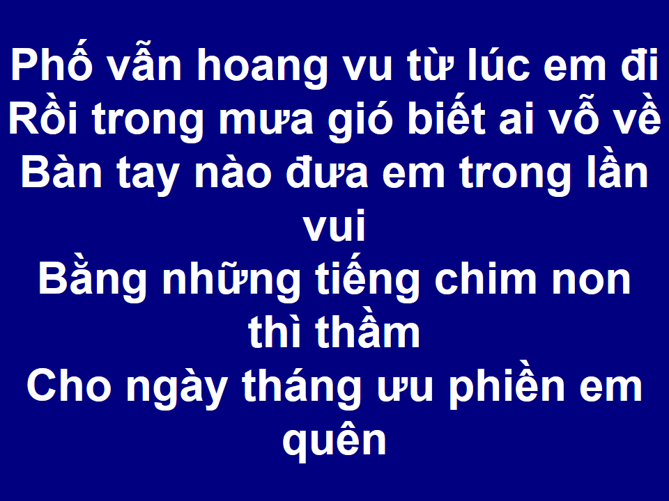 Xin Còn Gọi Tên Nhau