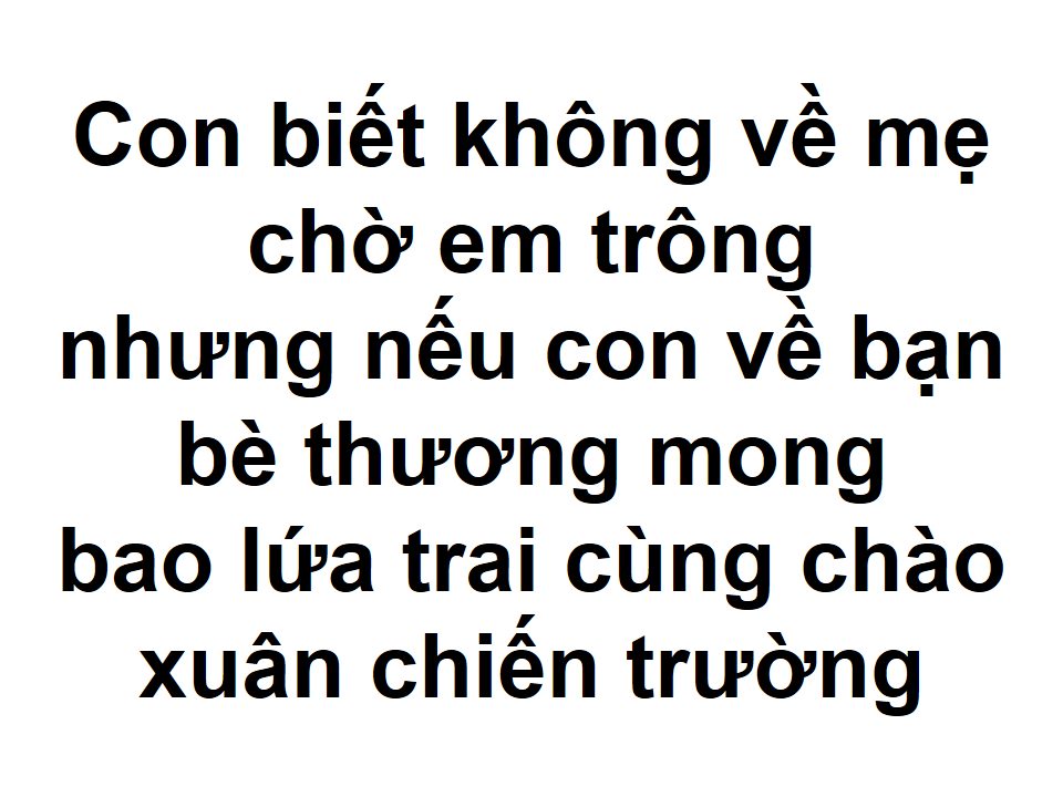 Xuân Này Con Không Về